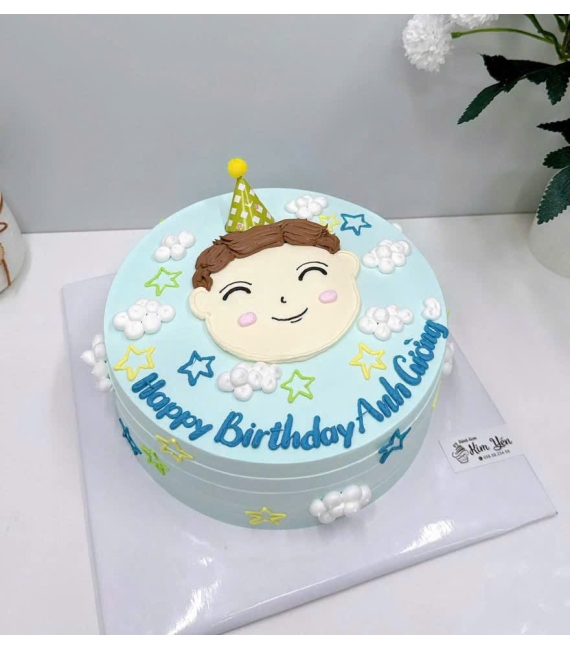Bánh kem hàn quốc tạo tặng cho anh trai 