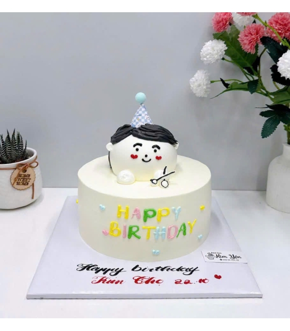 Bánh kem dành cho nam dễ thương hot 