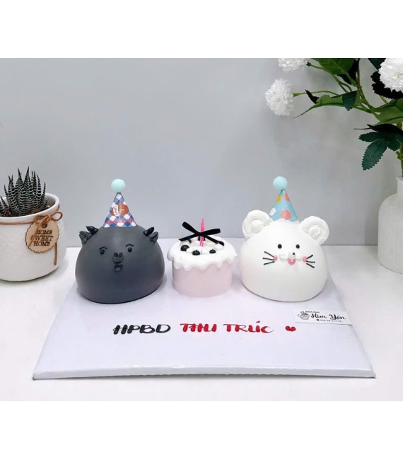 Bánh kem hàn quốc dành cho 2 đứa bạn thân hot 