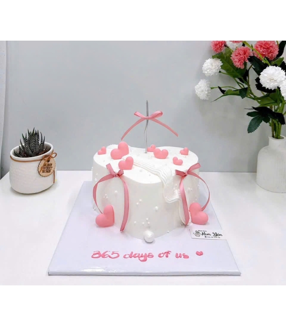 Bánh kem dành cho nữ hình trái tim hot 