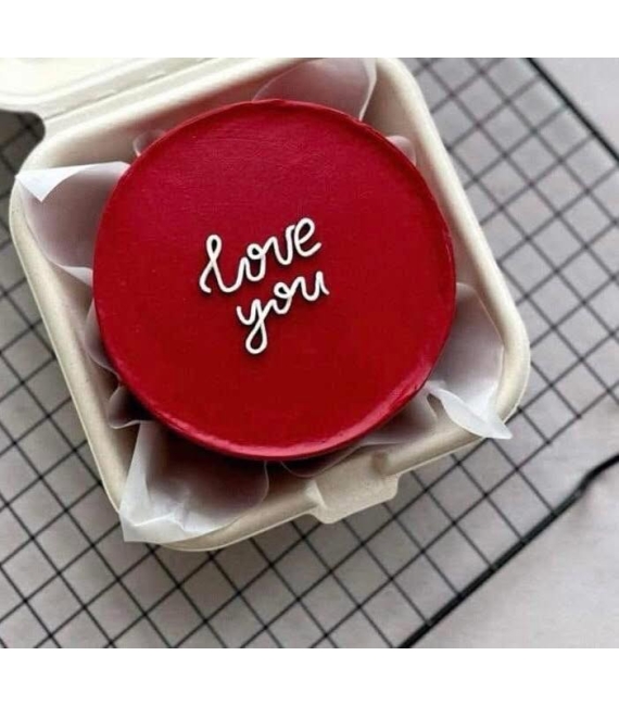 Bánh bento tone màu đỏ