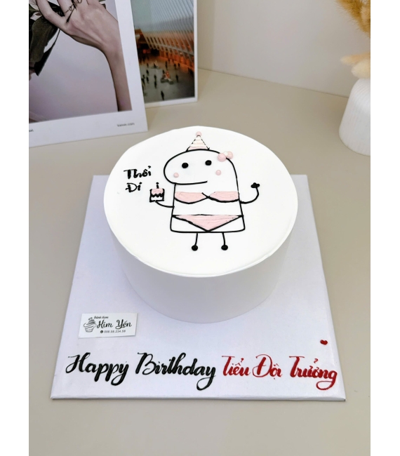 Bánh kem hàn quốc vẻ hình chibi dễ thương