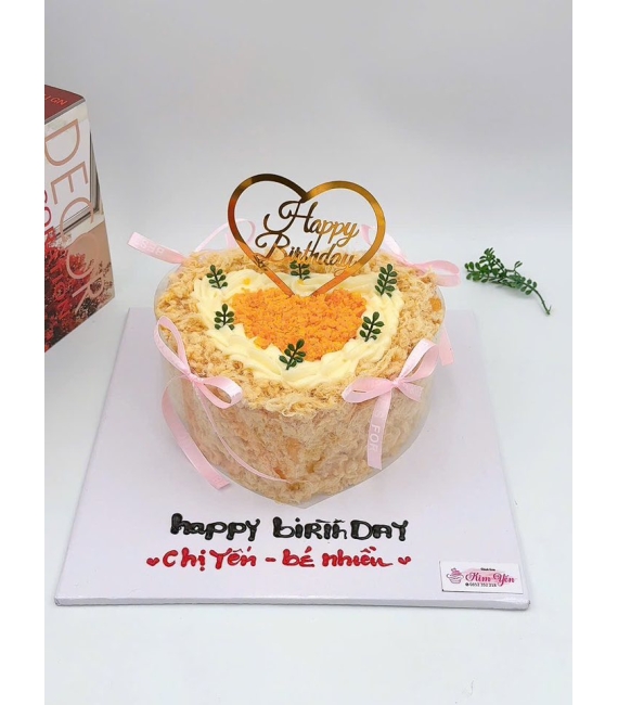 Mẫu bánh bông lan trứng muối tặng bé yêu