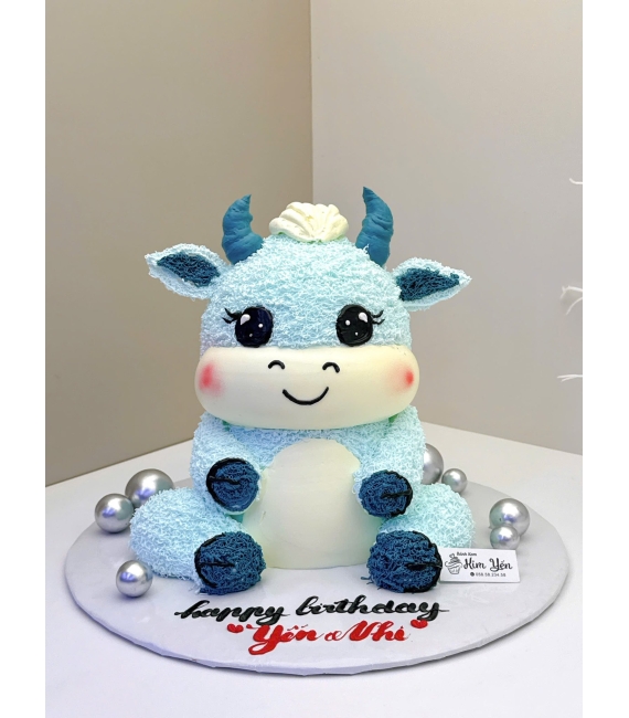 Bánh Kem Thôi Nôi Hình Con Dê cho bé gái