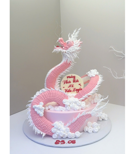  Bánh kem con rồng thôi nôi đầy tháng