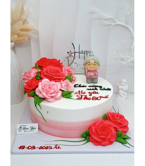 Bánh kem dành tặng sinh nhật mẹ yêu