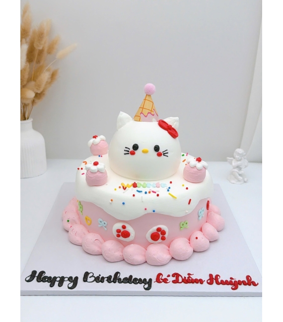 Bánh kem style Hàn Quốc dành cho nữ kèm chú gấu xinh