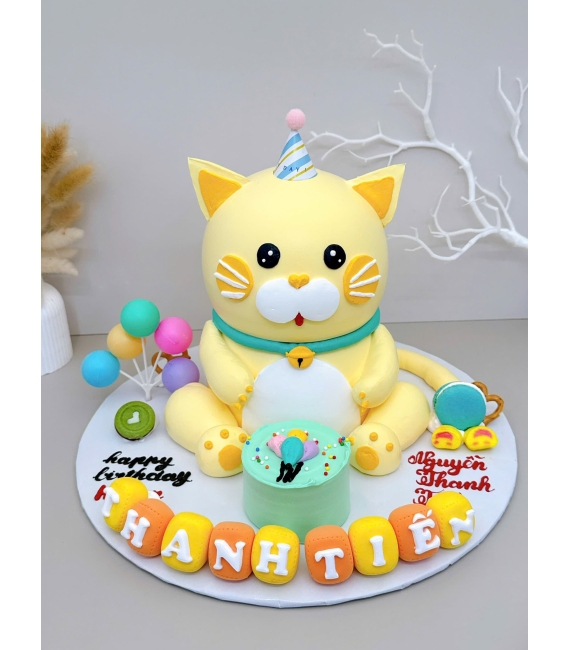 Bánh Kem chúc mừng sinh nhật tuổi mèo