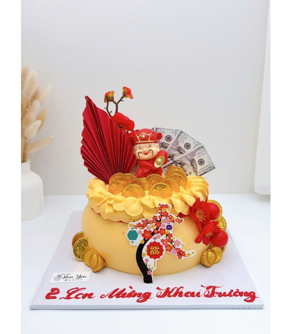 Bánh kem khai trương mẫu hot 2025 xu hướng