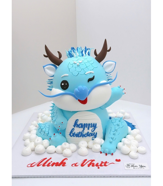 Bánh Kem mừng thôi nôi tuổi rồng dành cho bé trai