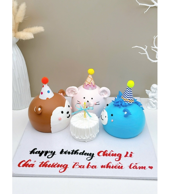 Bánh kem style Hàn Quốc dành cho nhóm bạn 3 người