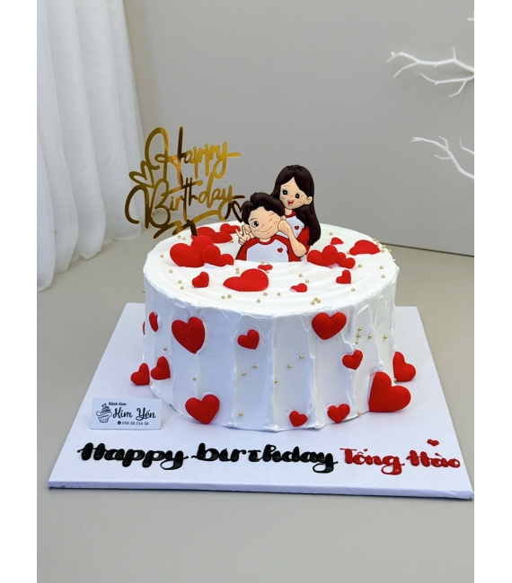 Bánh kem dành tặng cặp đôi yêu nhau