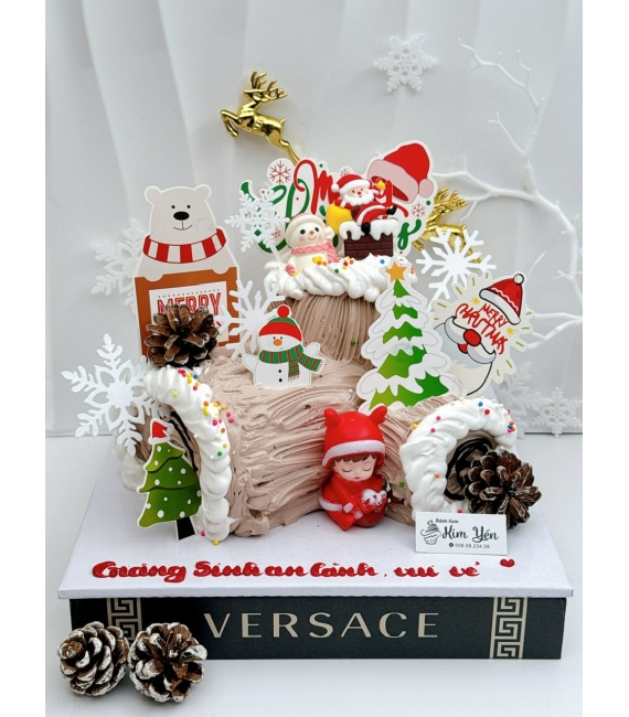 Bánh kem giáng sinh an lành