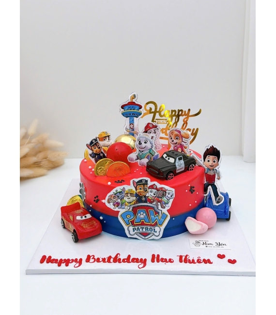 Bánh kem hoạt hình PAW Patrol (Đội Chó Cứu Hộ)