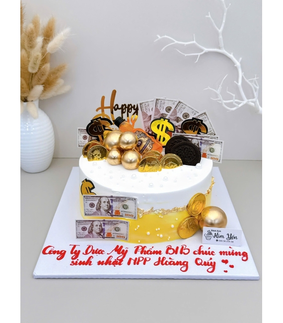 Mẫu bánh kem dành tặng công ty đối tác