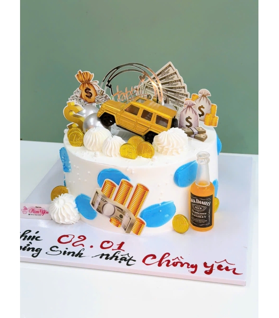 Mẫu bánh tặng kem tặng chồng yêu