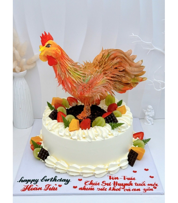  Bánh kem tạo hình 3d con gà mẫu đẹp 2026