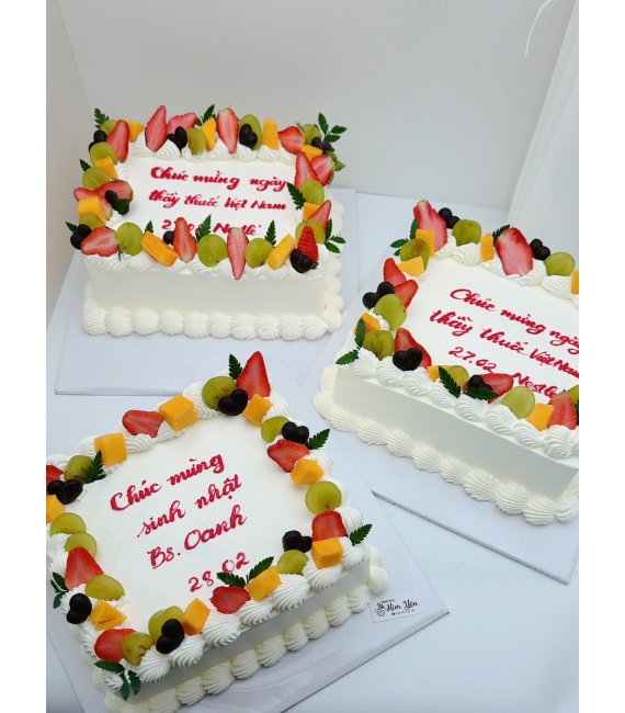 Mẫu Bánh kem tặng ngày thầy thuốc -Cửa hàng bán bánh kem hot tại Cao Lãnh