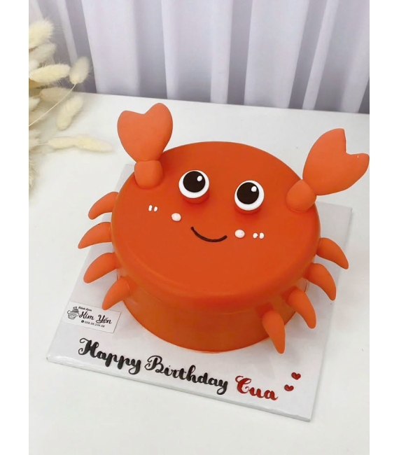 Bánh kem tạo hình con cua hot hiện tại 