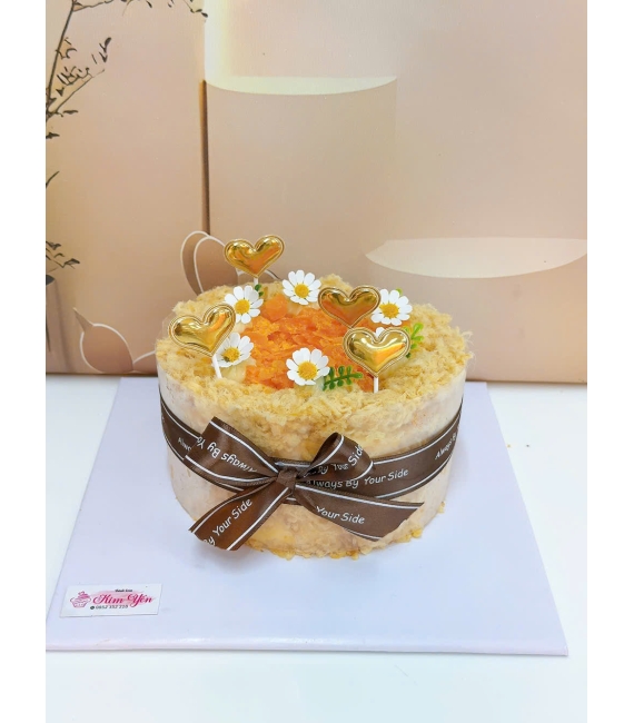 Mẫu bánh bông lan trứng muối  tặng 20/11 tặng cô giáo