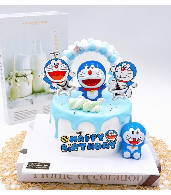 Bánh Kem hoạt hình Đô rê Mon