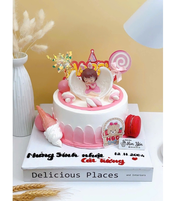 Bánh kem chúc mừng cháu gái 