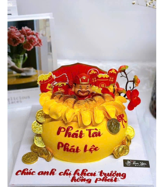 Bánh kem mừng khai trương anh chi