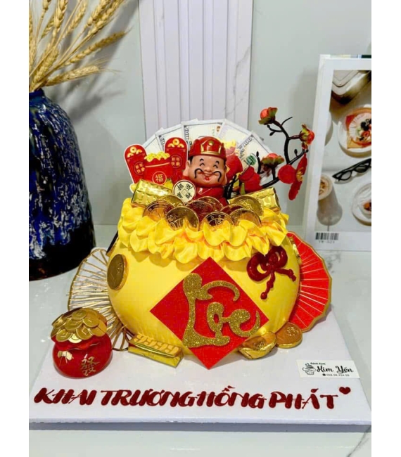 Bánh kem mừng khai trương  công ty