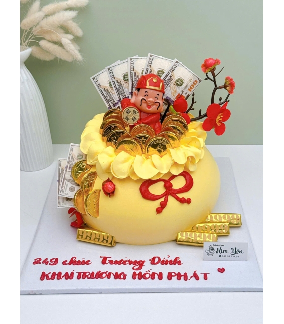 Bánh kem khai trương 