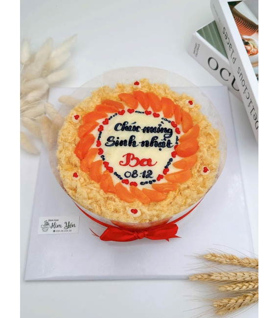 Bánh bông lan tặng ba 