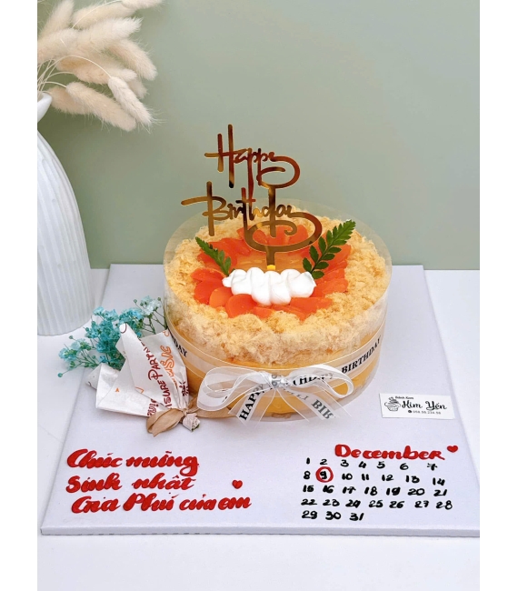 Bánh bông lan tặng em trai 