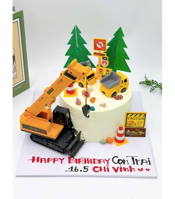 Bánh Kem xe múc xe ben cho bé trái  ở Cao Lãnh