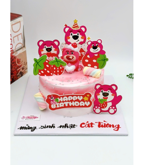 Mẫu bánh kem dâu hot tại Cao Lãnh