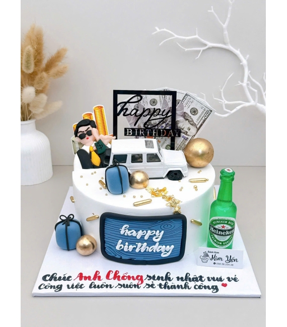 Bánh kem dành cho nam siêu xe vip
