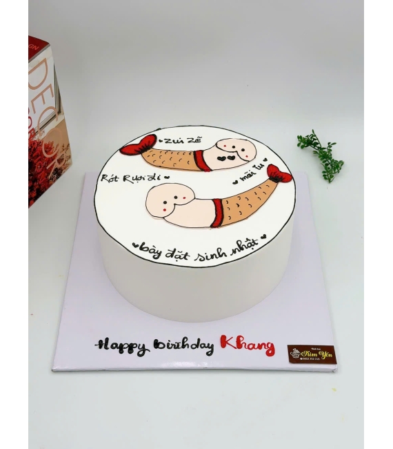 Tổng hợp những mẫu bánh kem hài bựa 18+