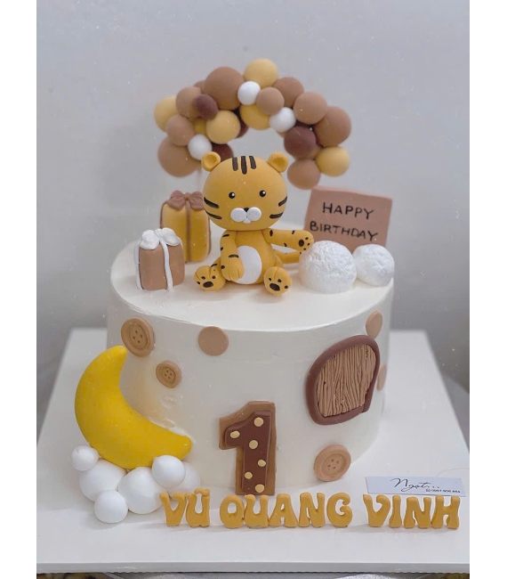 Mẫu bánh thôi nôi cho bé trai làm theo yêu cầu ở Cao Lãnh
