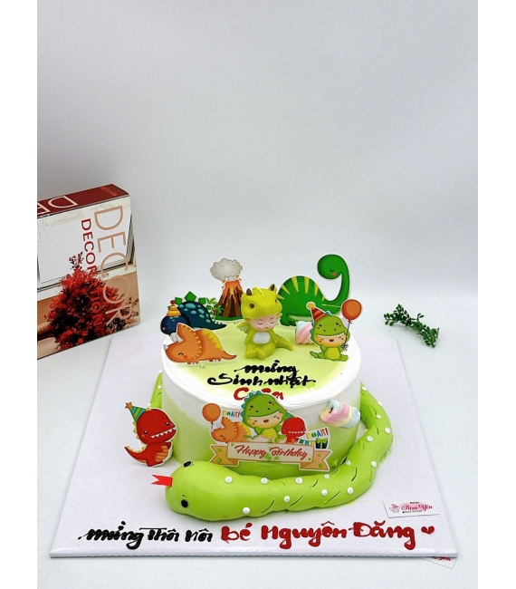 Bánh sinh nhật dành cho bé trai khủng long