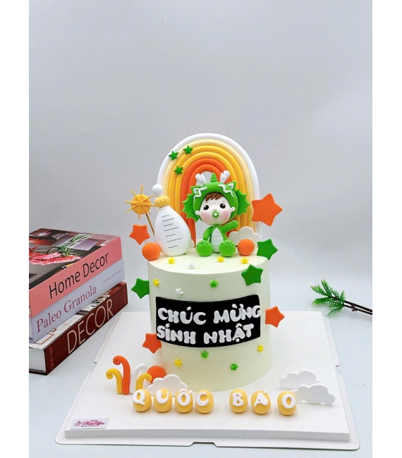 Bánh mừng thôi nôi đầy  tháng cho bé gái