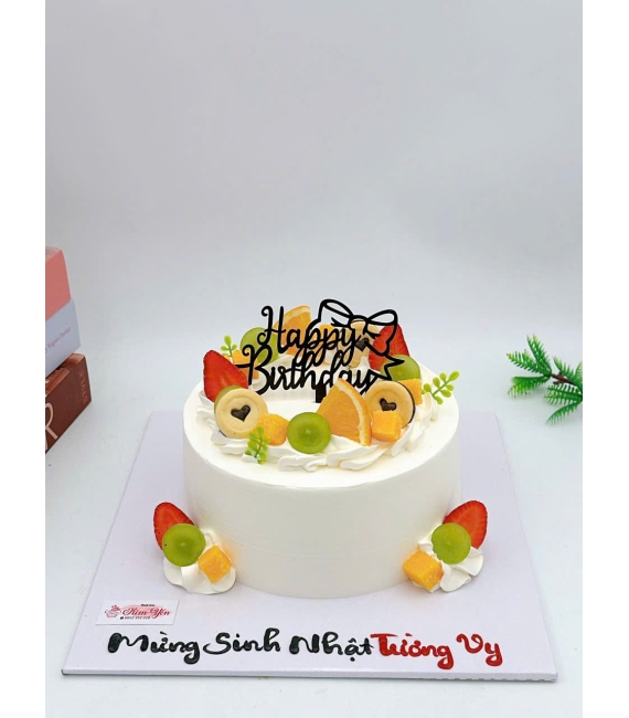 Mẫu bánh kem mừng sinh nhật trái cây dành cho chị gái