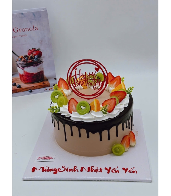 Bánh Kem trái cây socola  trái cây