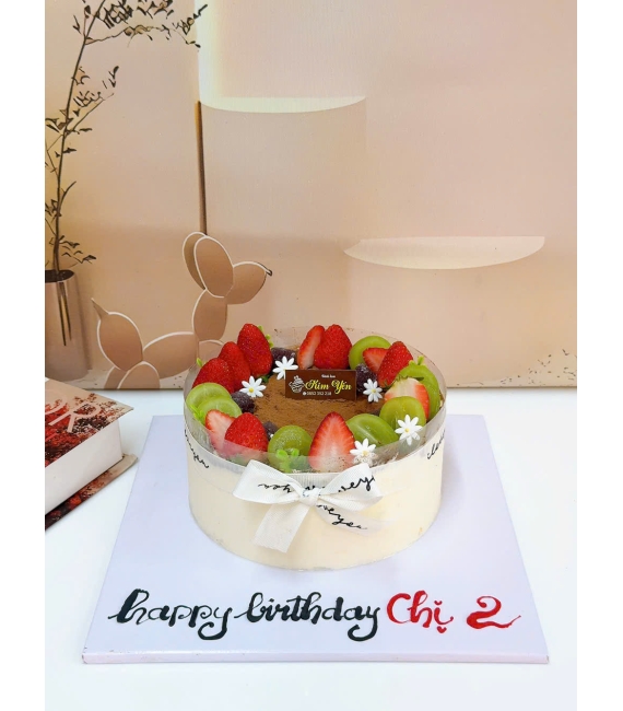 Bánh kem Tiramisu trái cây dành tặng mẹ