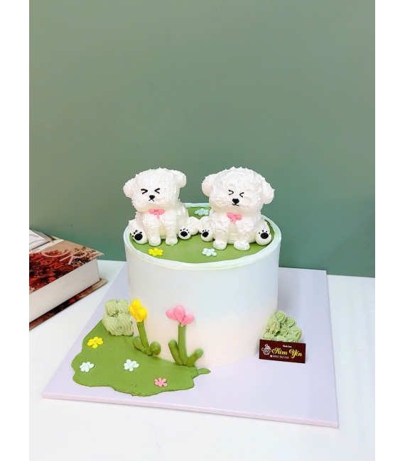 Bánh kem style Hàn Quốc dành cho cặp đôi yêu nhau 