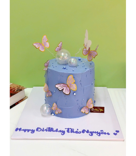 Bánh kem style Hàn Quốc tone tím ngọt ngào