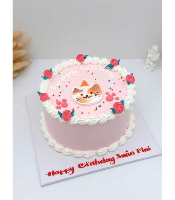 Bánh kem style Hàn Quốc tạo dành chị gái