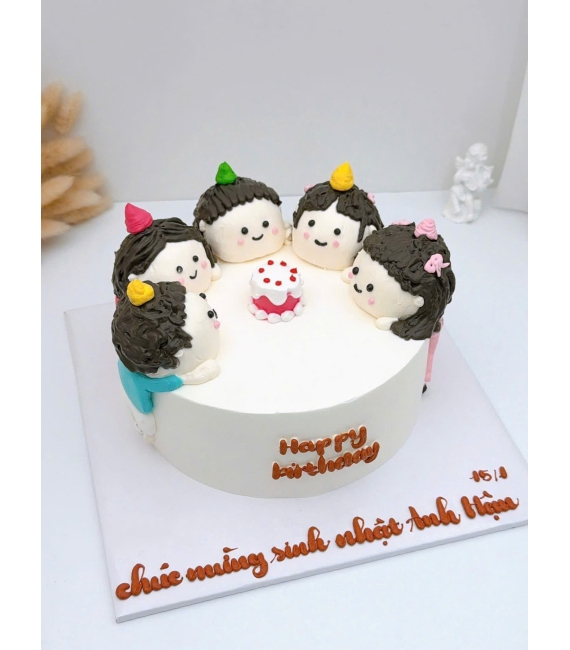 Bánh kem style Hàn Quốc hội bạn thân dành tặng