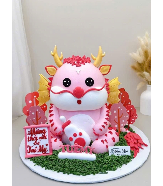 Bánh kem thôi nôi dành cho bé gái tuổi thìn hot 2026