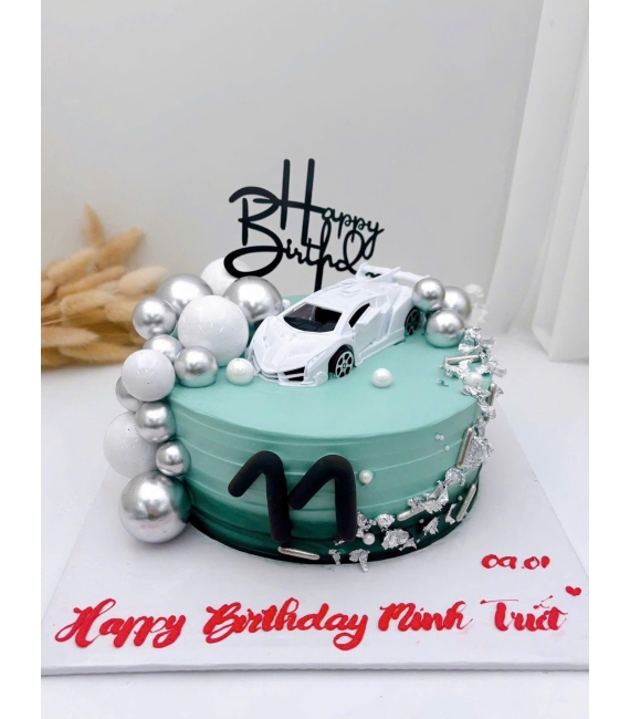 Mẫu bánh hình vuông tặng nam làm theo yêu cầu hot tại Cao Lãnh