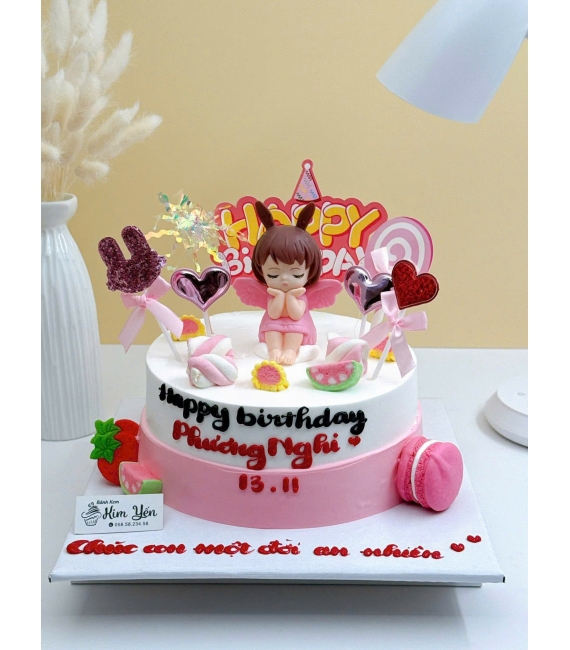Mẫu bánh kem dành cho bé gái hot 2026 làm theo yêu cầu
