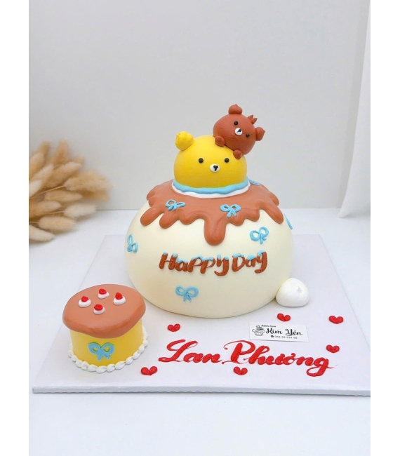 Mẫu bánh kem dành cho bé gái hot 2026 ( mẫu bánh mật ông)