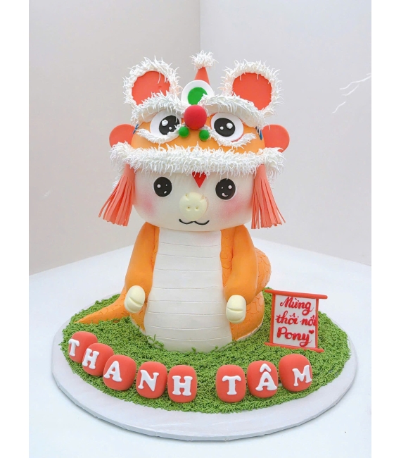 Bánh kem tuổi rắn hot 2026